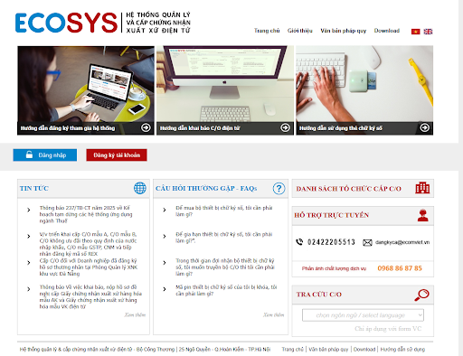 Hệ thống eCoSys 